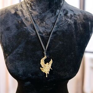 Gold Angel Pendant Necklace